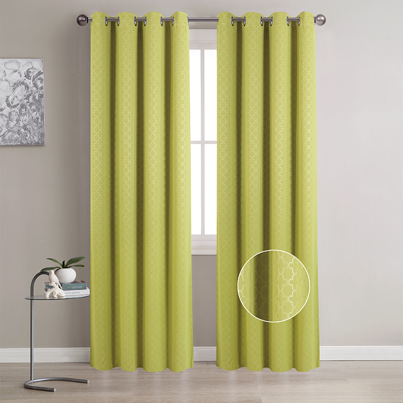 Cortinas opacas en relieve.